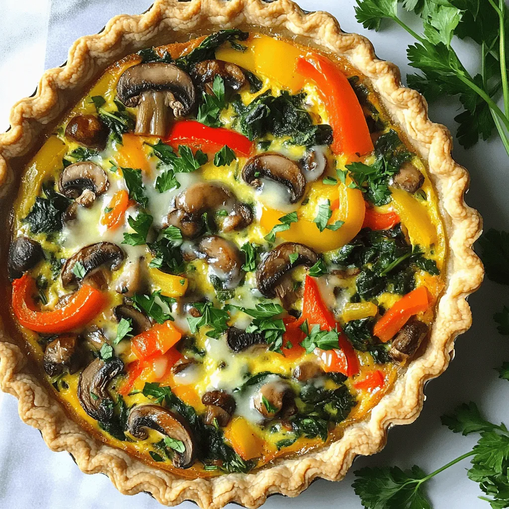 Savory Vegetable Quiche Einfache und köstliche Mahlzeit