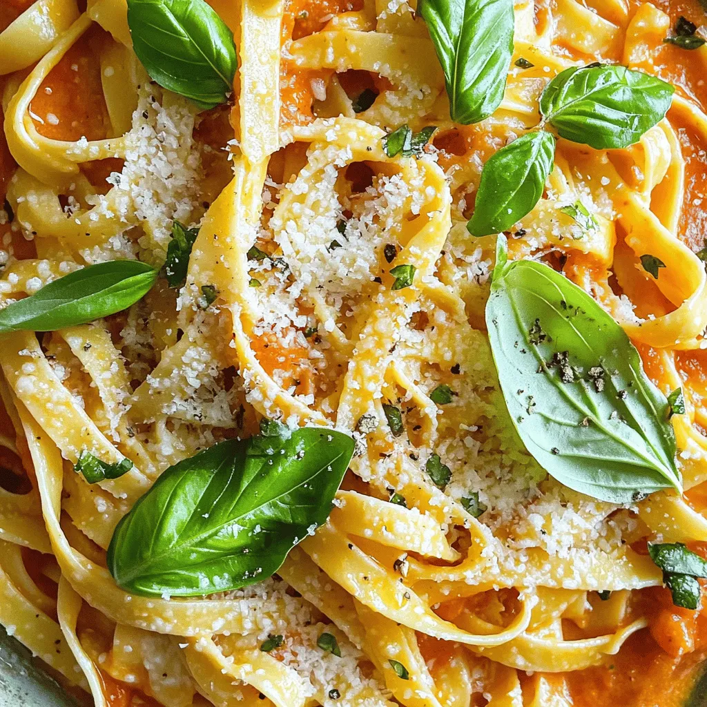 Cremige Tomaten-Basilikum-Pasta Einfach und Lecker