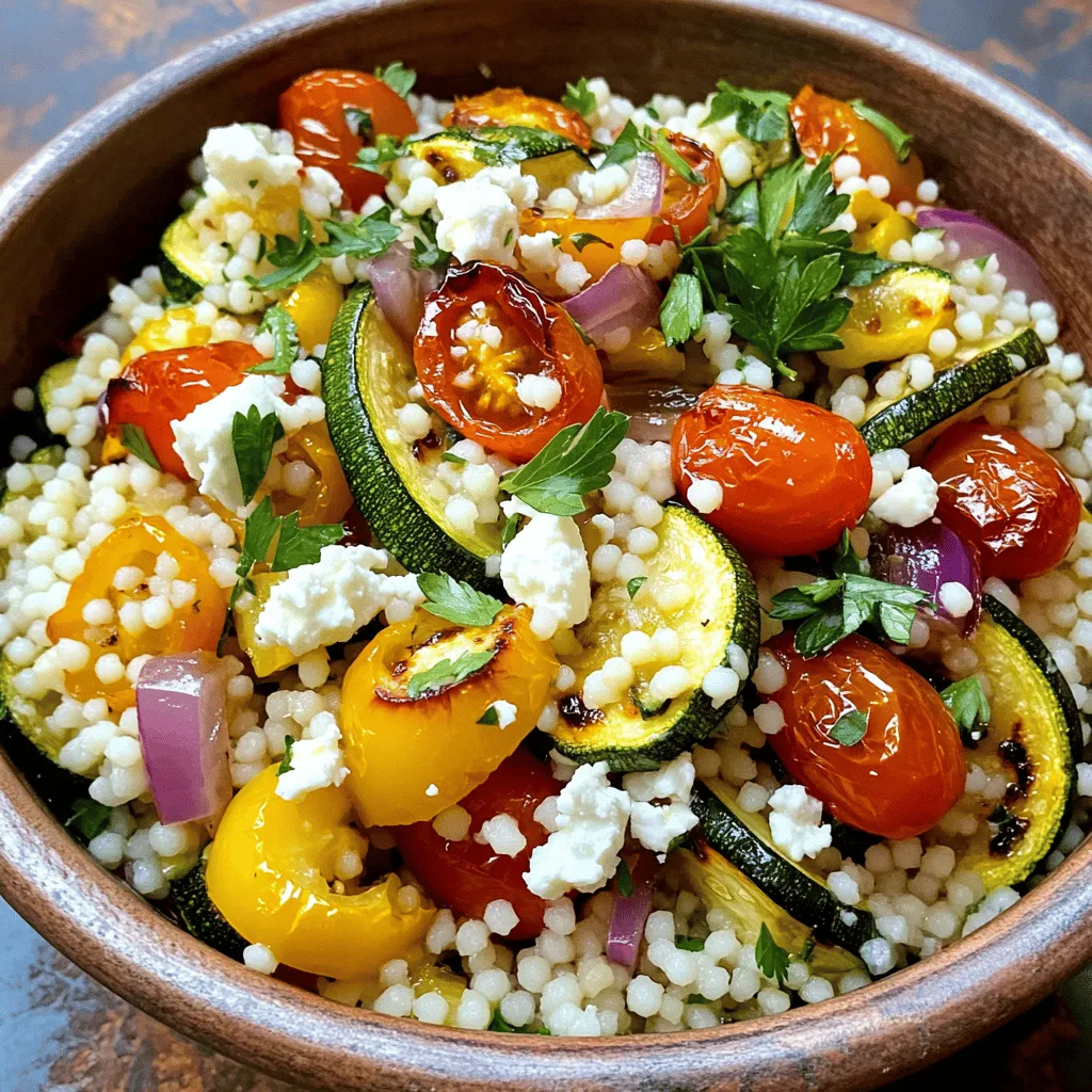 Roasted Veggie Couscous Bowl Gesunde und einfache Mahlzeit