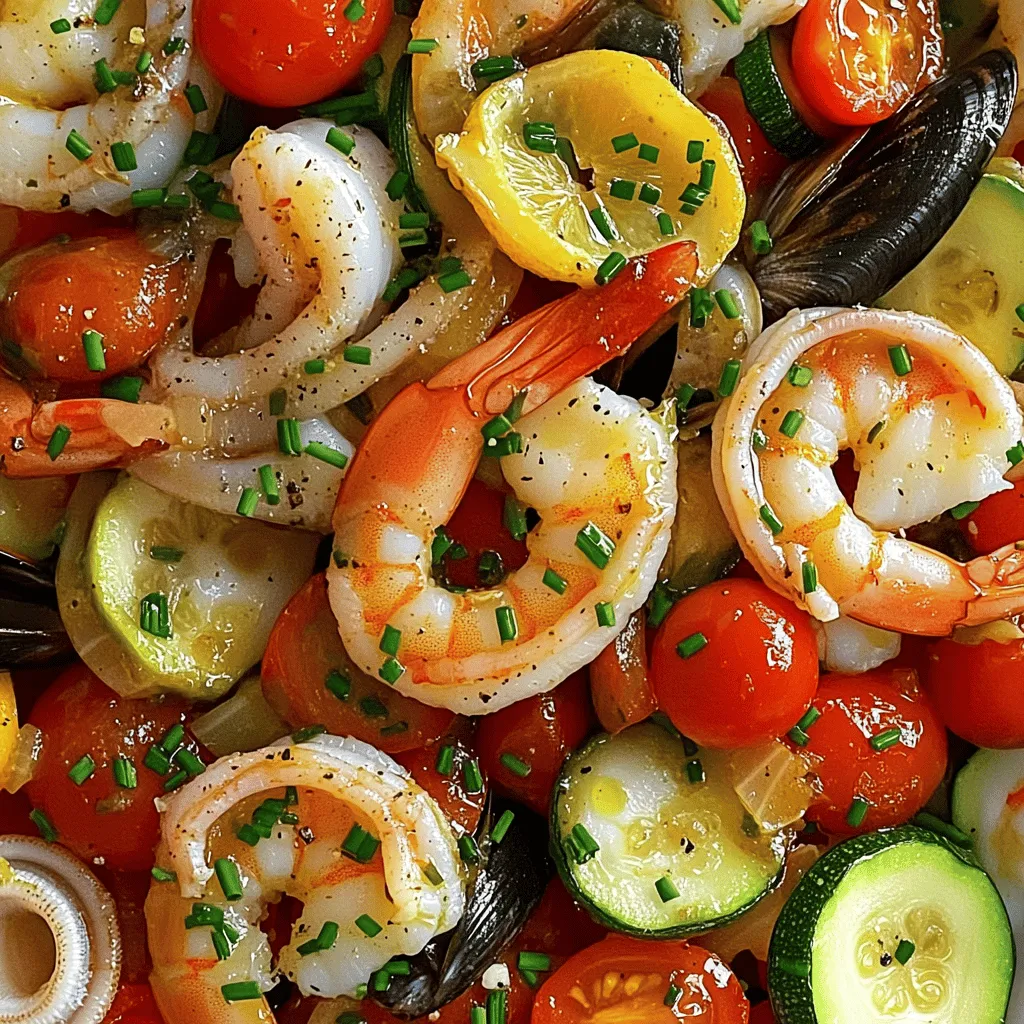 Savor the Ocean Vibes Frische Meeresfrüchte Gerichte