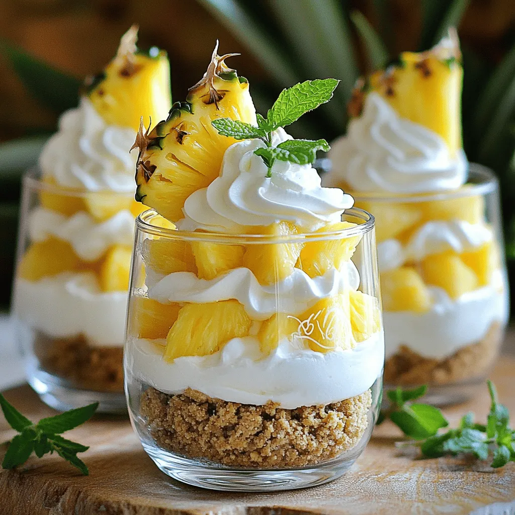 Individual Pineapple Cheesecakes Leckerer Genuss