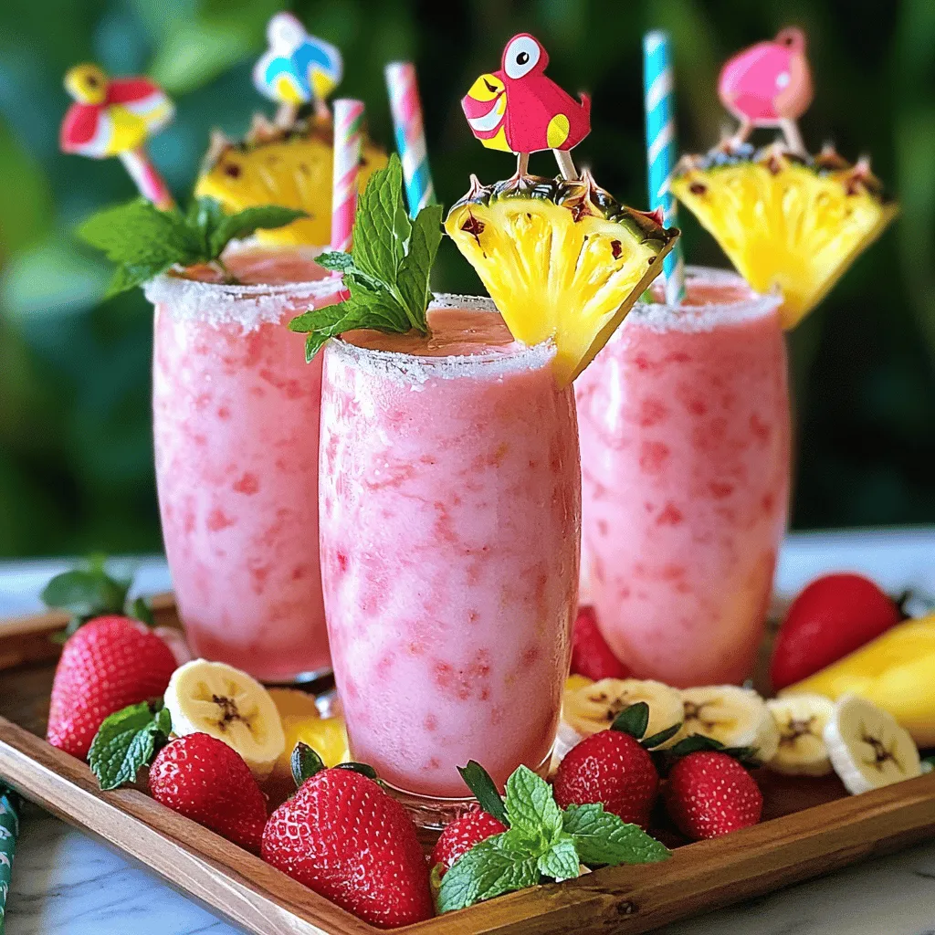 Pink Flamingo Colada Einfache und fruchtige Mischung