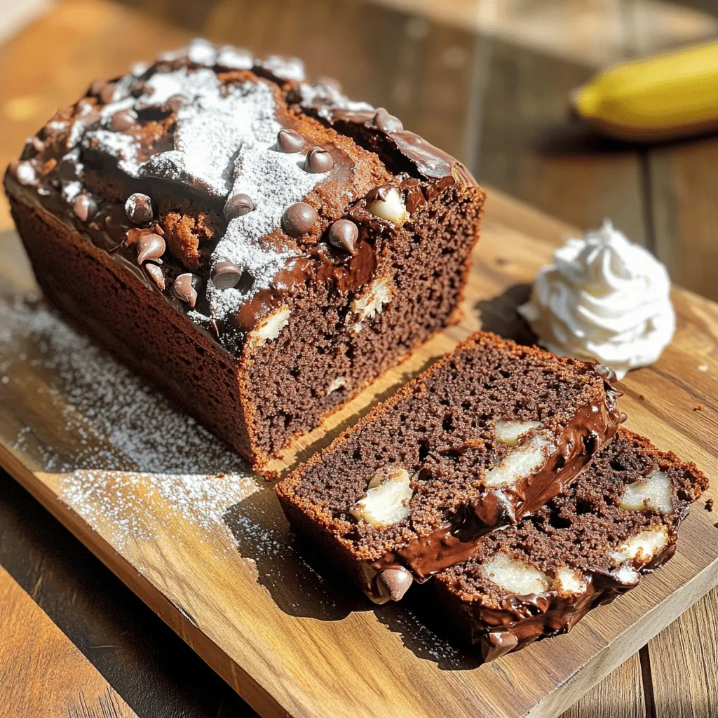 Triple Chocolate Banana Bread Köstlicher Genuss