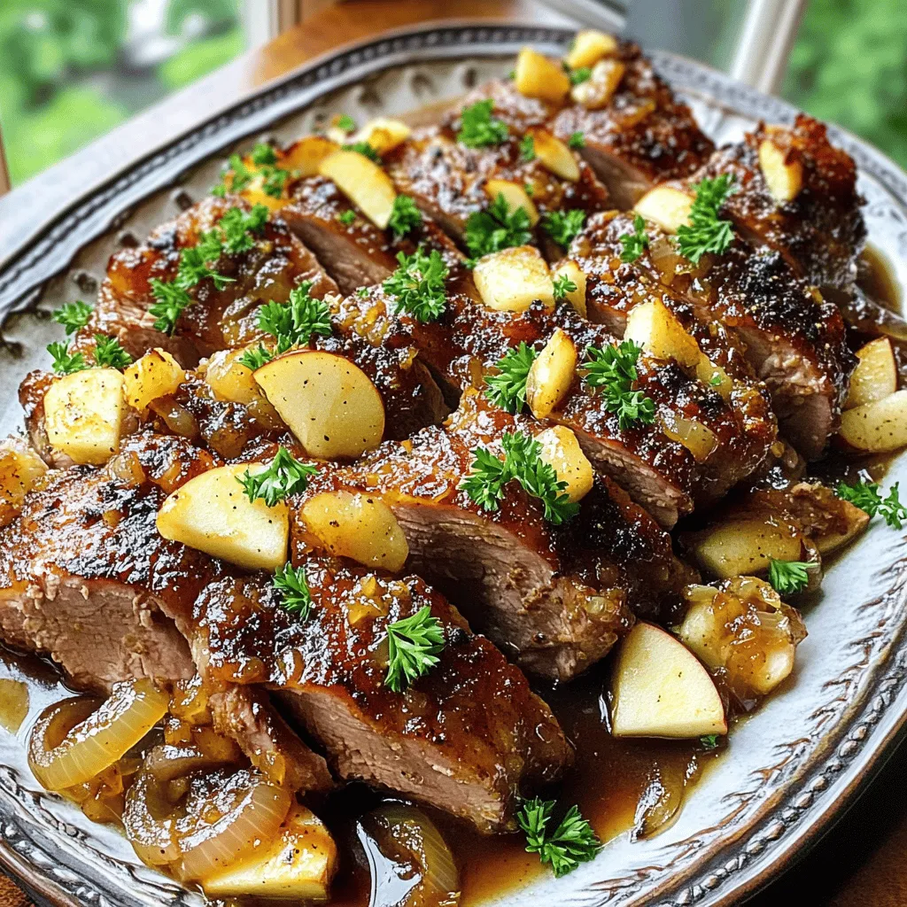 Slow-Cooked Pork Shoulder with Apple Cider Genuss