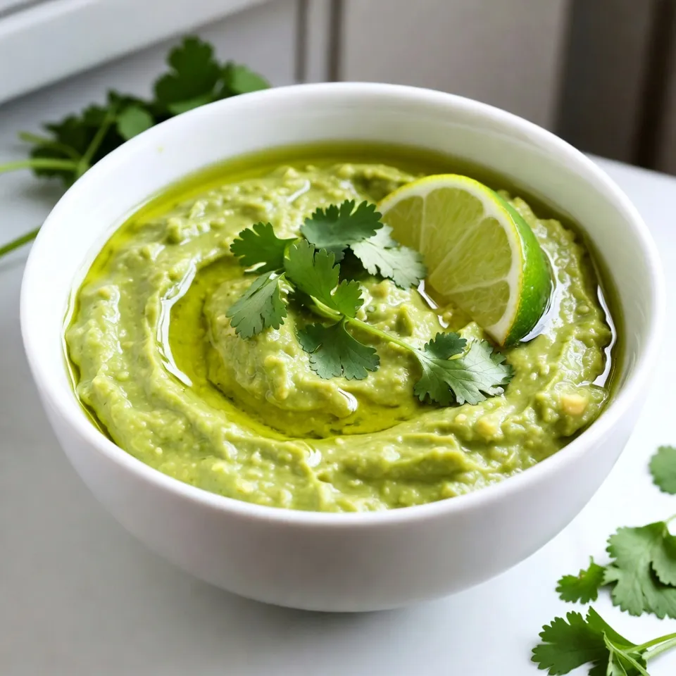 Creamy Avocado Cilantro Dressing Einfach und Frisch