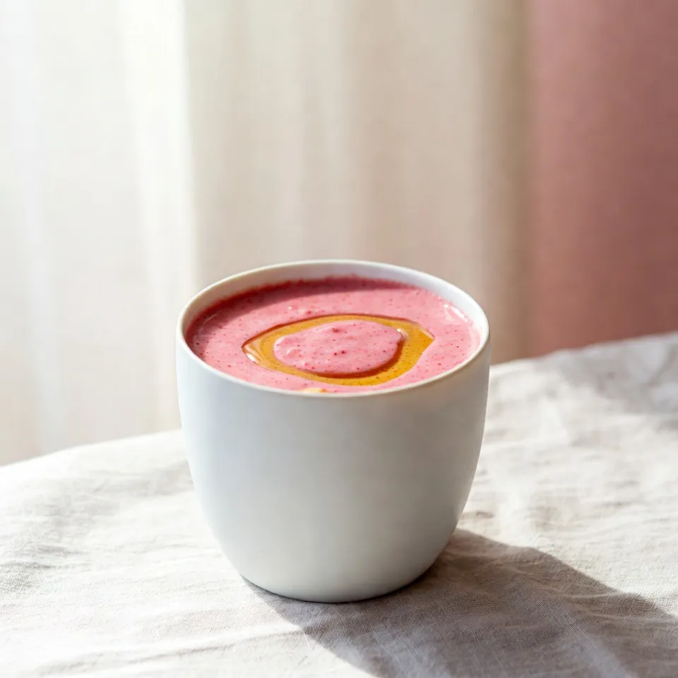 Strawberry Peanut Butter Smoothie Köstlicher Genuss