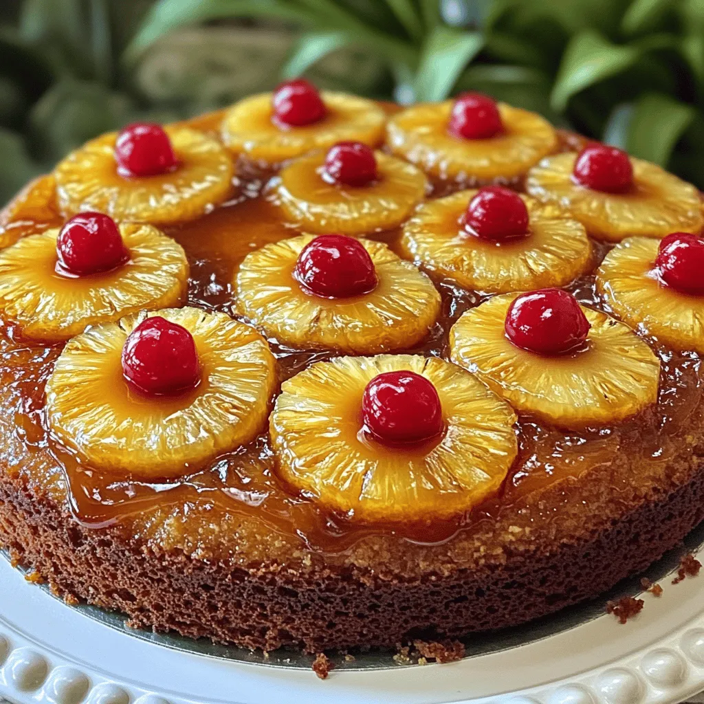 Leckerer Ananas-Umdrehkuchen Einfaches Rezept genießen