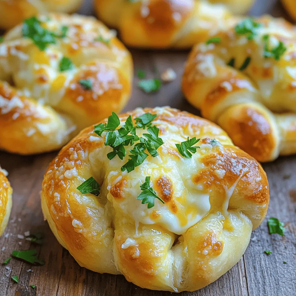 Leckere Homemade Garlic Knots Einfaches Rezept