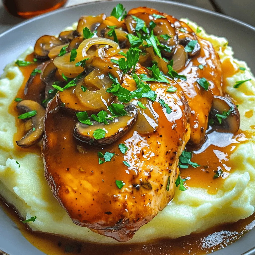 Mushroom Chicken Rezept einfach und schmackhaft