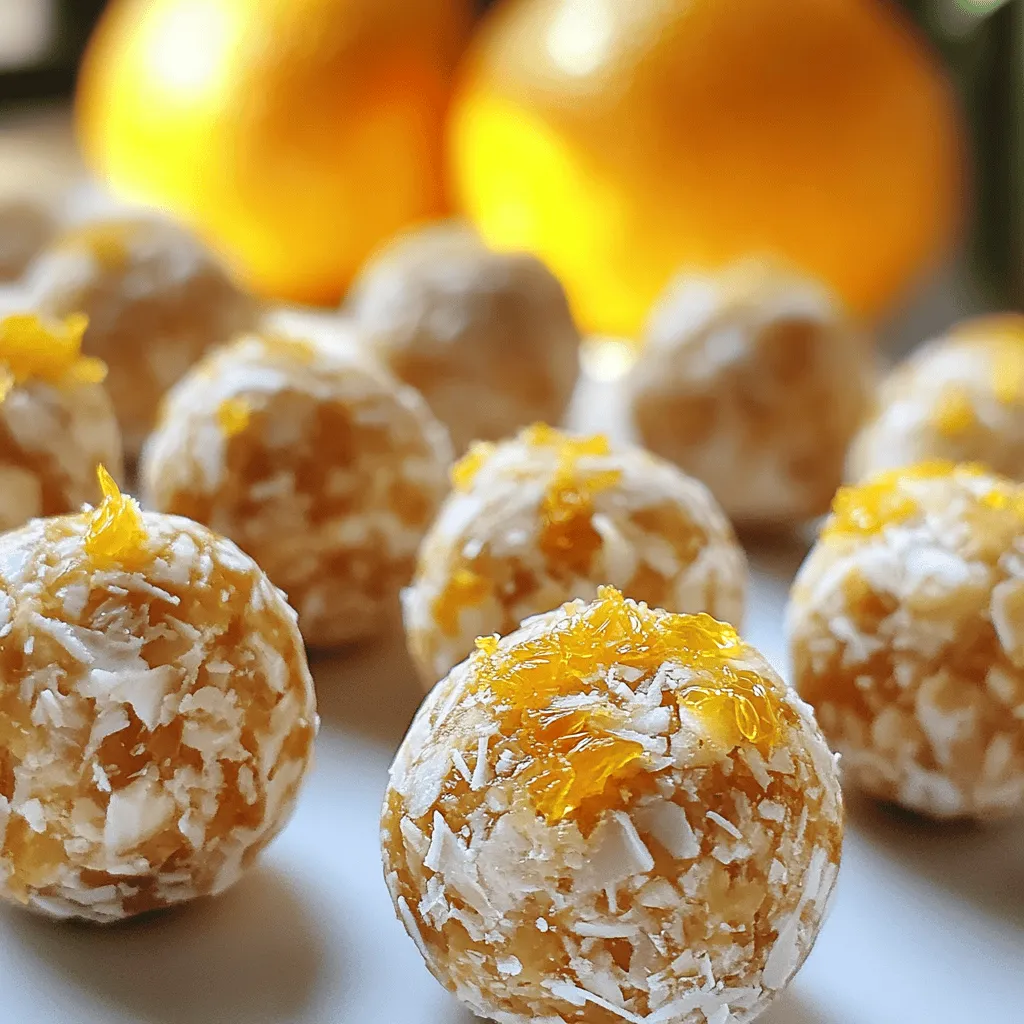 Orange Blossom Delight Balls Fruchtig und Einfach Zubereiten