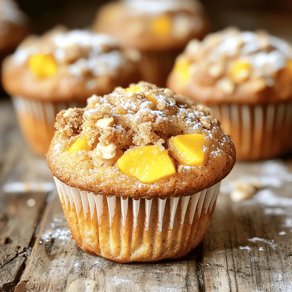 Peach Streusel Muffins Himmlisch und Saftig Genießen