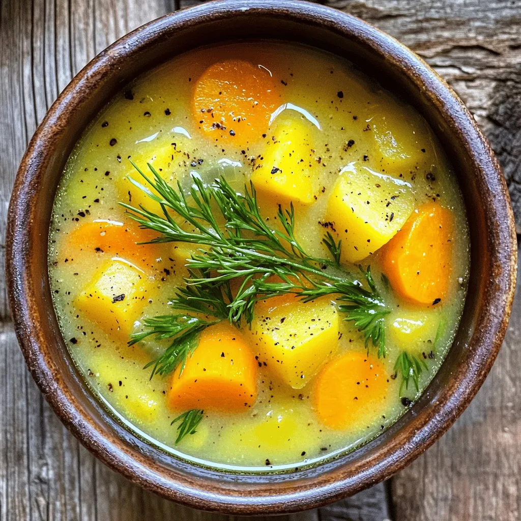 Polnische Kartoffelsuppe Rezept Einfache und Leckereien