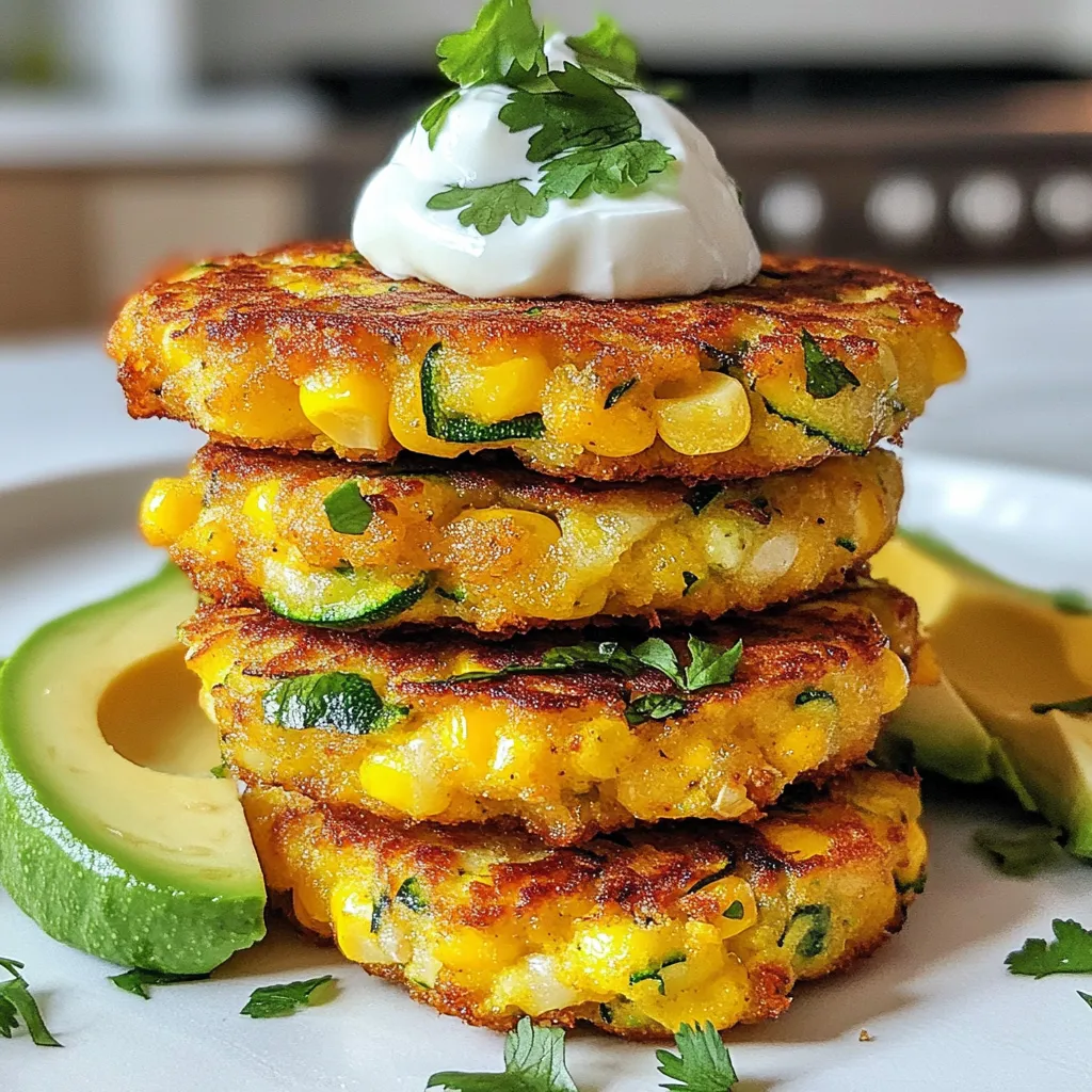 Zucchini Corn Fritters Einfache und leckere Mahlzeit