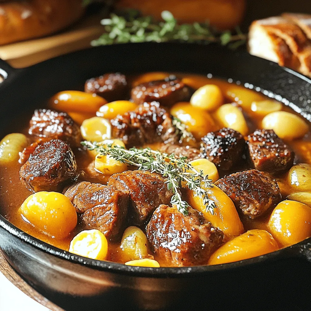 Beef Carbonnade Stew ist ein herzhaftes Gericht aus Rindfleisch. Es hat eine lange Geschichte in der belgischen Küche. Carbonnade stammt vom französischen Wort „carbonade“. Dieses Wort bezieht sich auf das Grillen oder Braten von Fleisch über Kohlen.