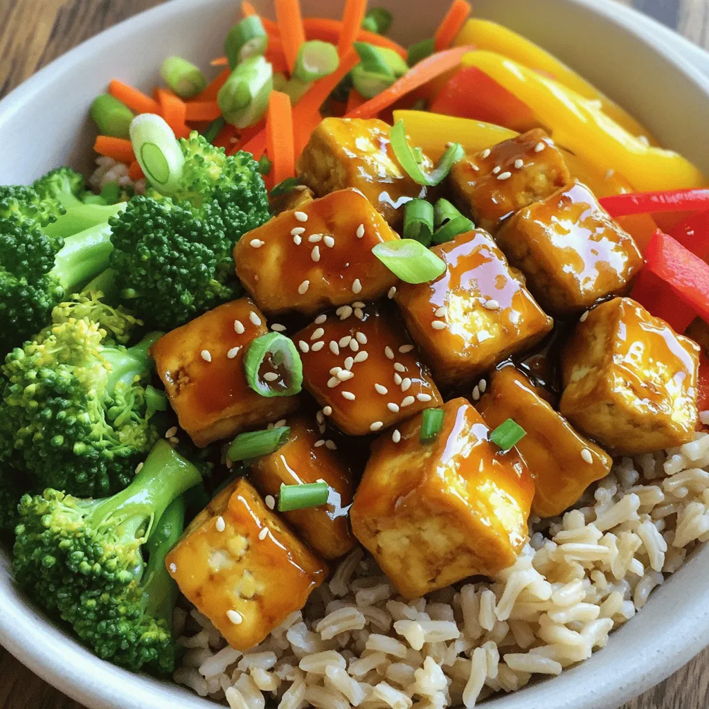 Knusprige Teriyaki Tofu Bowls für jeden Anlass