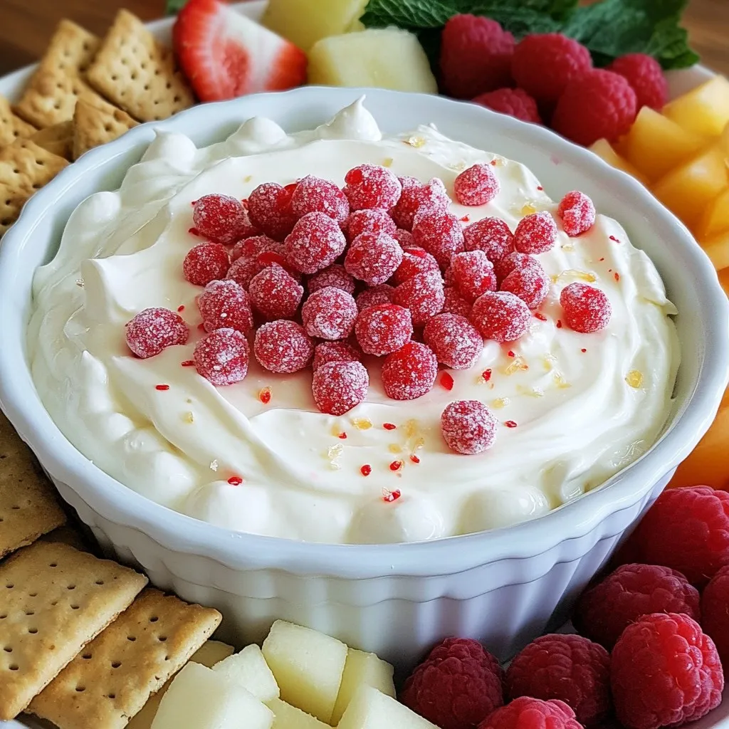 Peppermint White Chocolate Cheesecake Dip Köstlicher Genuss