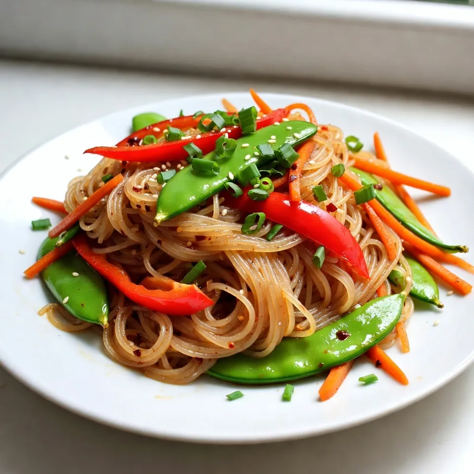 Spicy Garlic Noodle Stir Fry Schnelles und leckeres Gericht