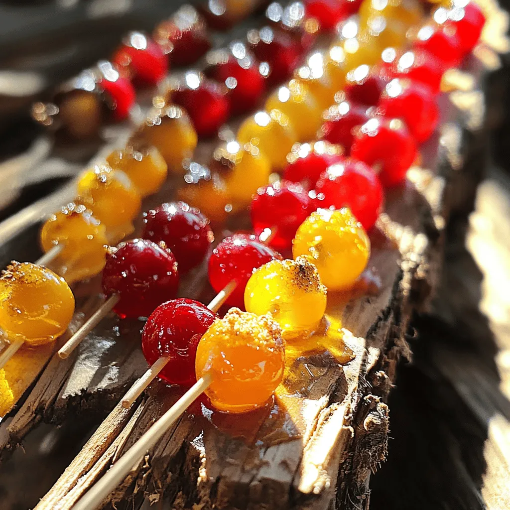 Tanghulu Köstliche Früchte Für Einfache Snacks