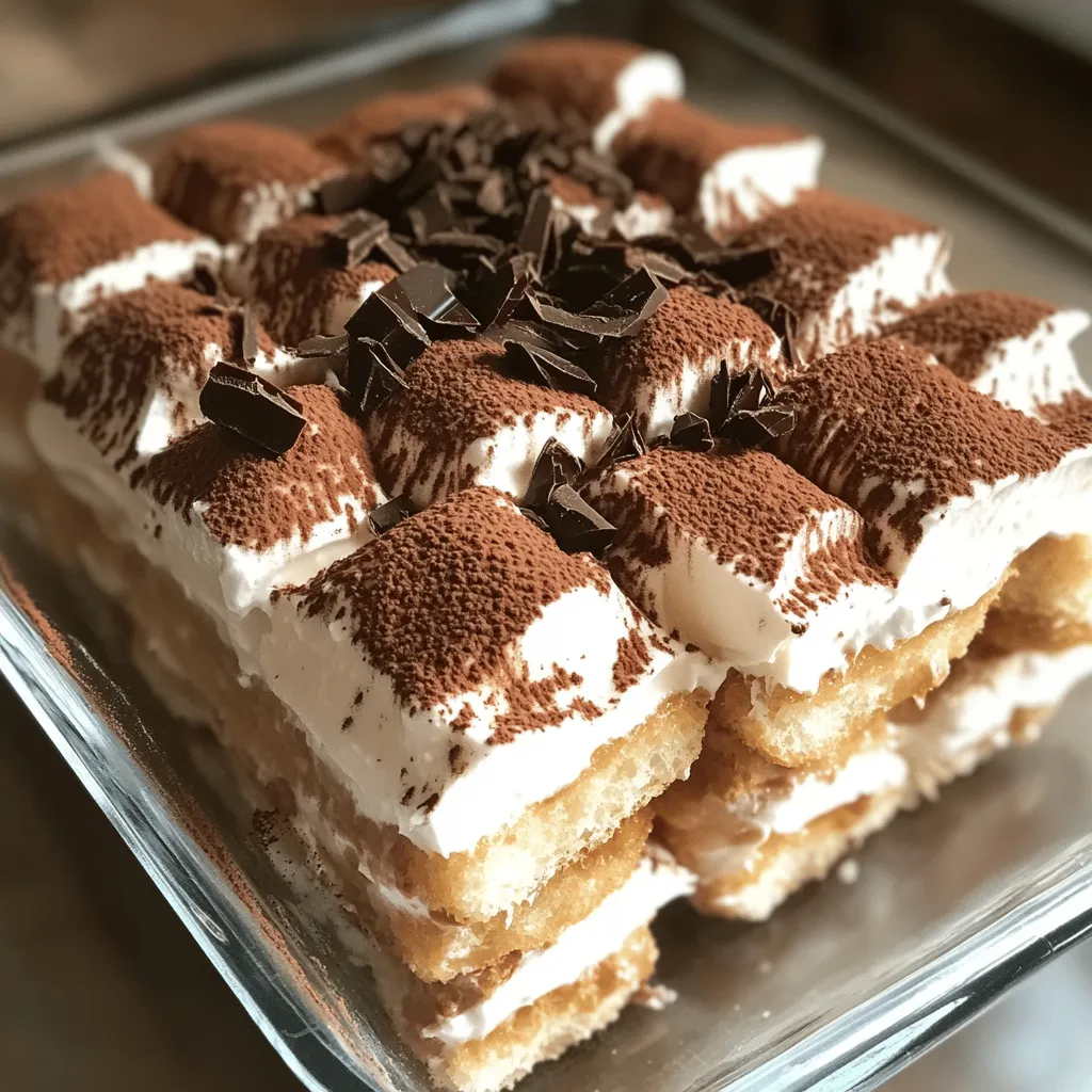 No-Bake Tiramisu Frisch und Einfach Zubereiten