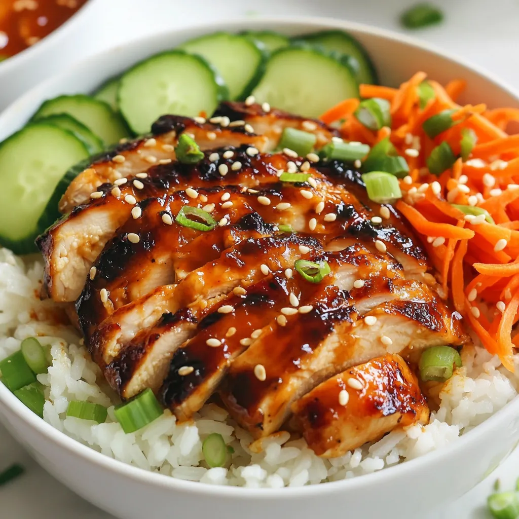 Korean BBQ Chicken Bowls Einfache und leckere Schalen