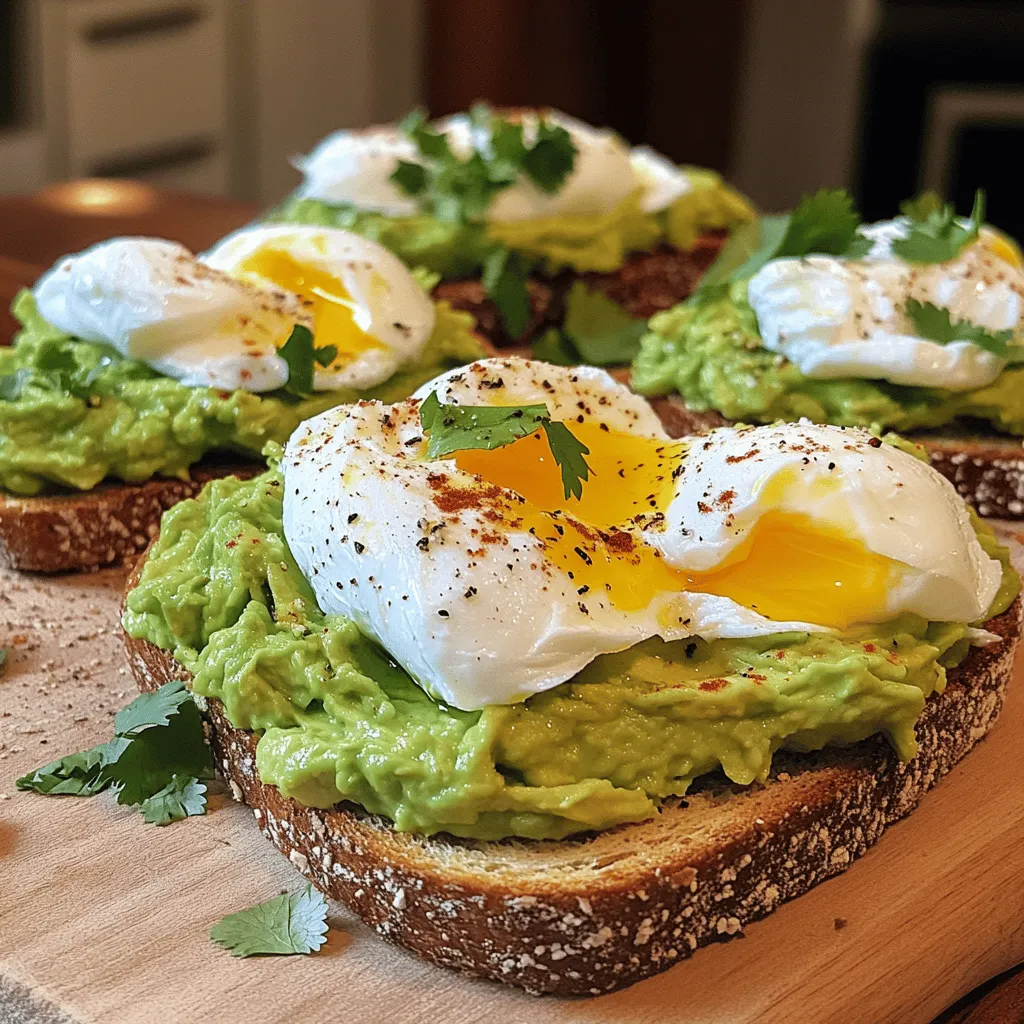 Köstlicher Avocado Toast mit Pochiertem Ei Rezept