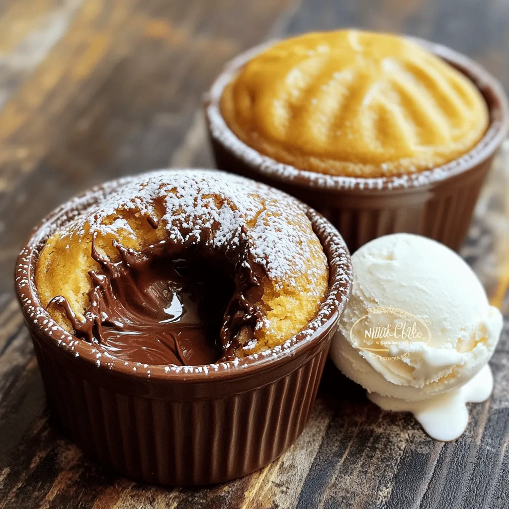 5-Ingredient Nutella Lava Cake Einfaches Genussrezept