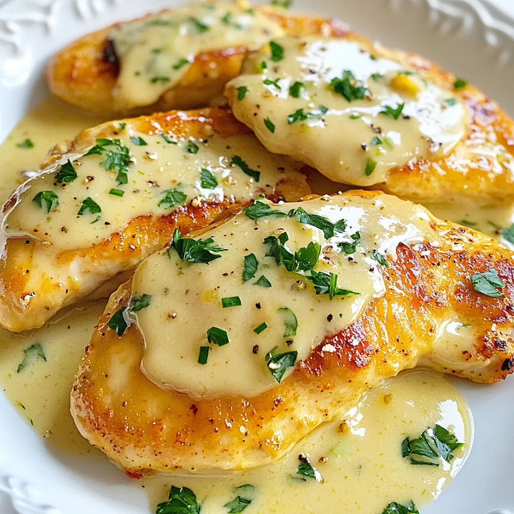 Cremiges Knoblauch-Parmesan-Hühnchen Einfaches Rezept