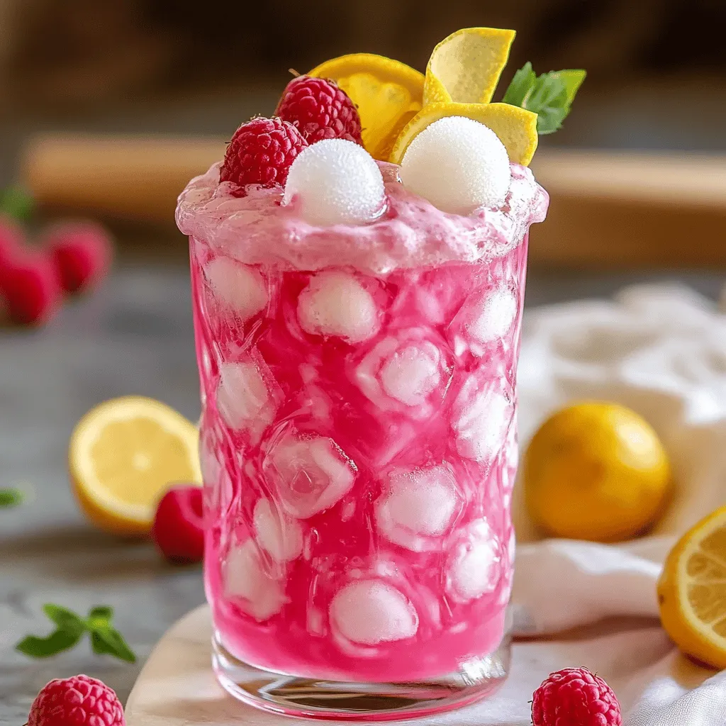 Um Pink Lavender Lemonade zu machen, brauchst du frische Zutaten für Limonade. Die Hauptzutaten sind frischer Zitronensaft, Zucker, Wasser, getrockneter Lavendel oder Lavendelöl und Himbeeren. Diese Zutaten geben der Limonade ihren einzigartigen Geschmack und die schöne pinke Farbe.