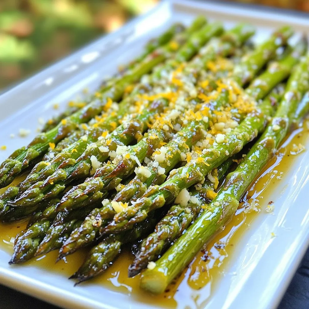 Knoblauch Parmesan Röster Spargel Genuss Pur