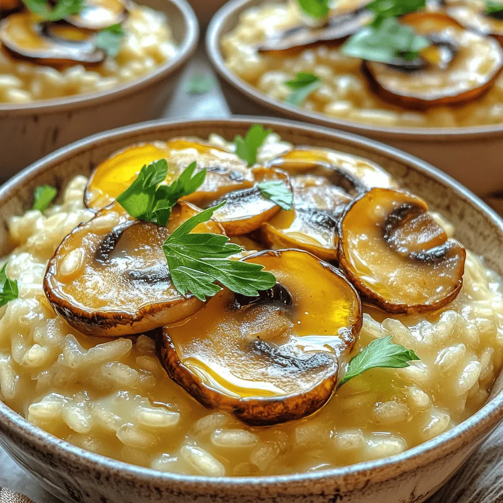 Instant Pot Creamy Mushroom Risotto Köstlich Zubereiten