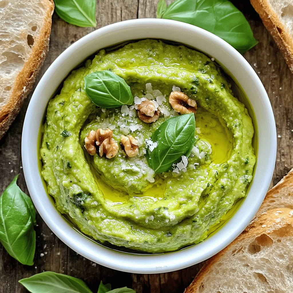 Avocado Basil Pesto Schnelle und gesunde Zubereitung