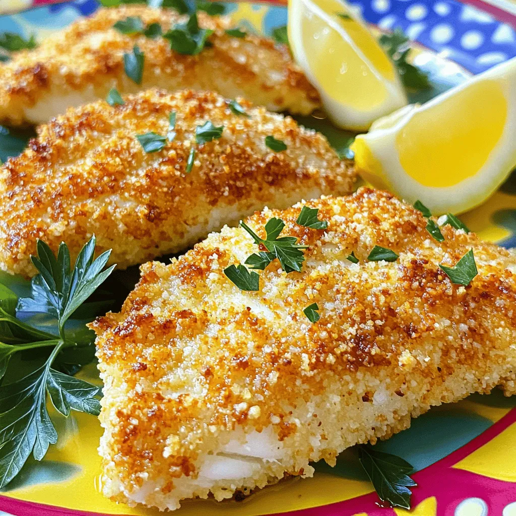 Air Fryer Parmesan Crusted Tilapia Einfache Zubereitung