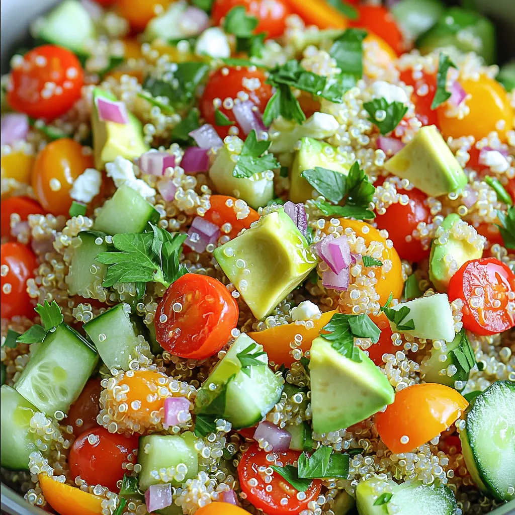 Delicious Quinoa Salad Nahrhaft und Einfach Zubereiten