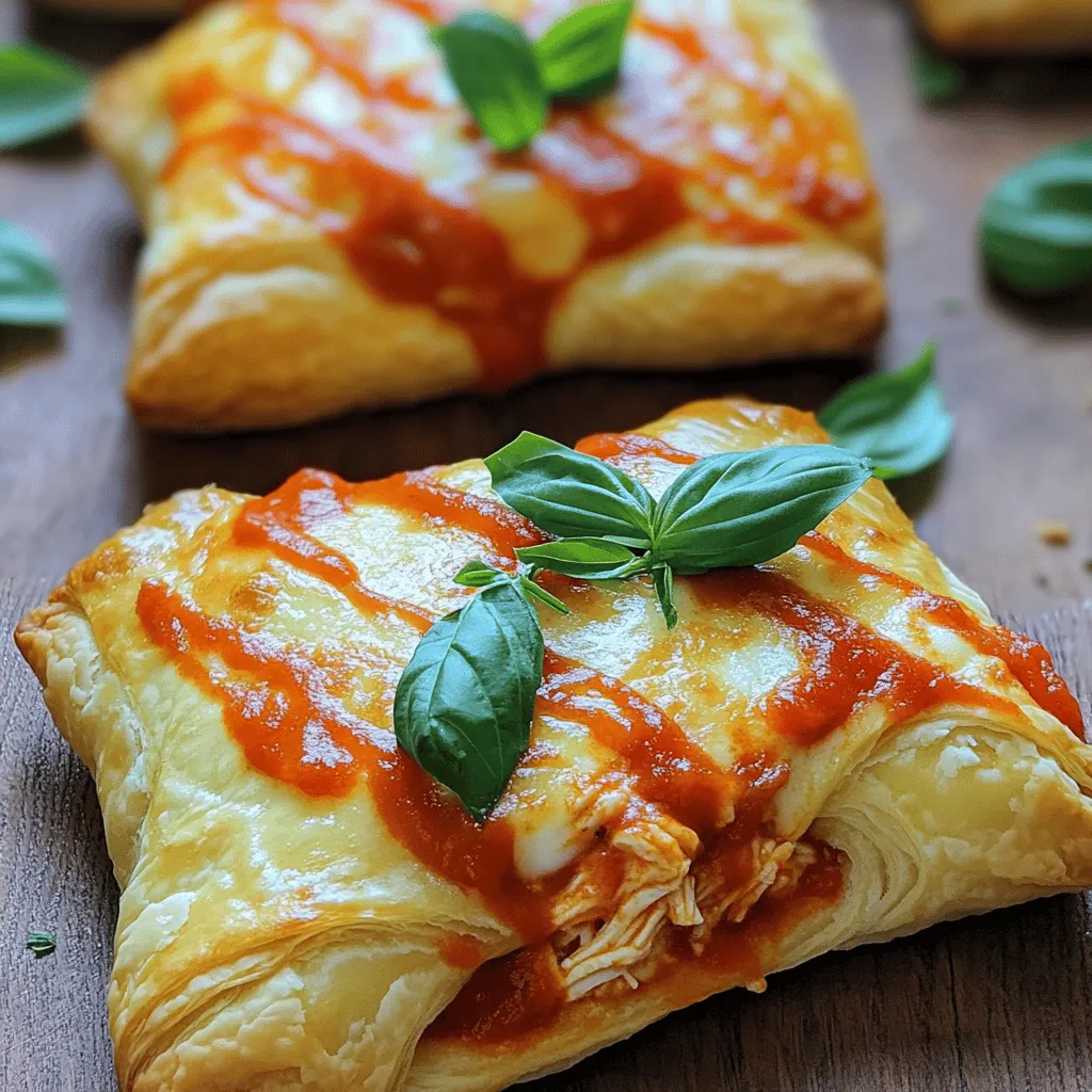 Köstliche Chicken Parmesan Pillows Einfaches Rezept