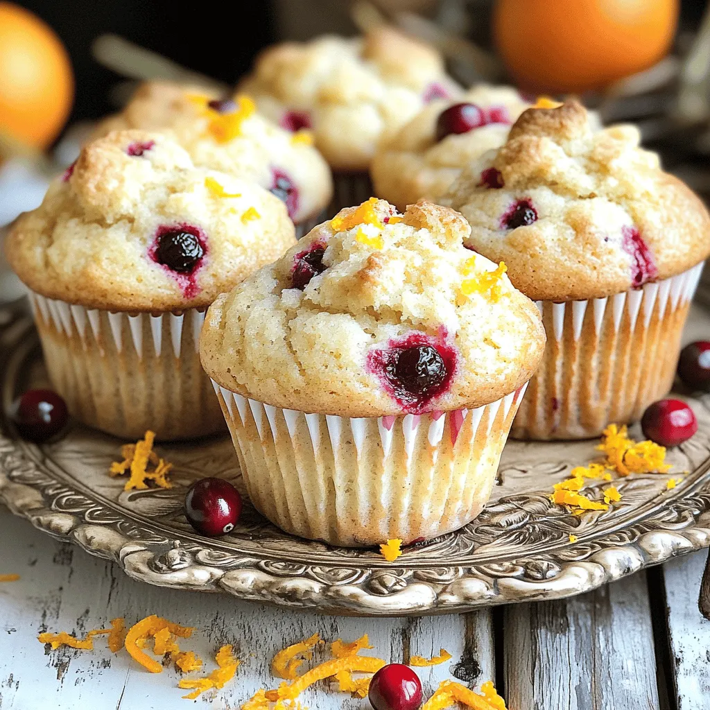 Cranberry Orange Muffins Einfache und köstliche Wahl