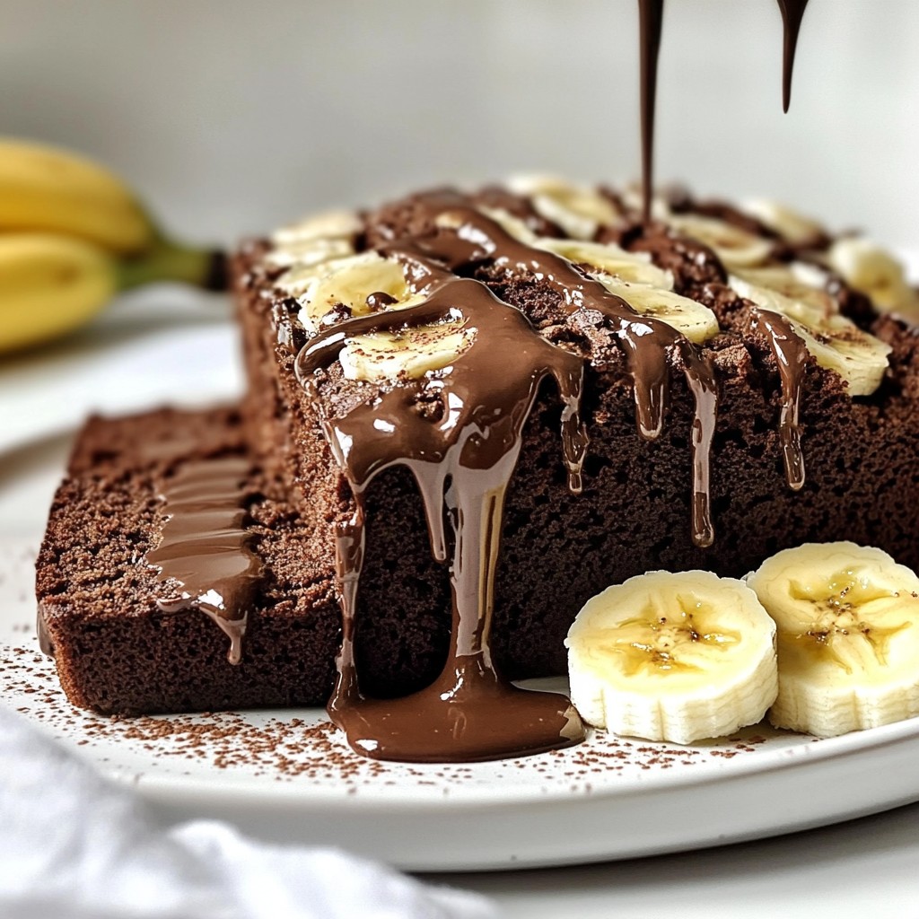 Triple Chocolate Banana Bread Köstlicher Genuss