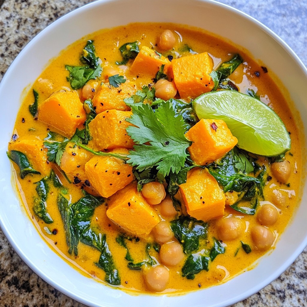Vegan Sweet Potato Curry Einfach und Nahrhaft