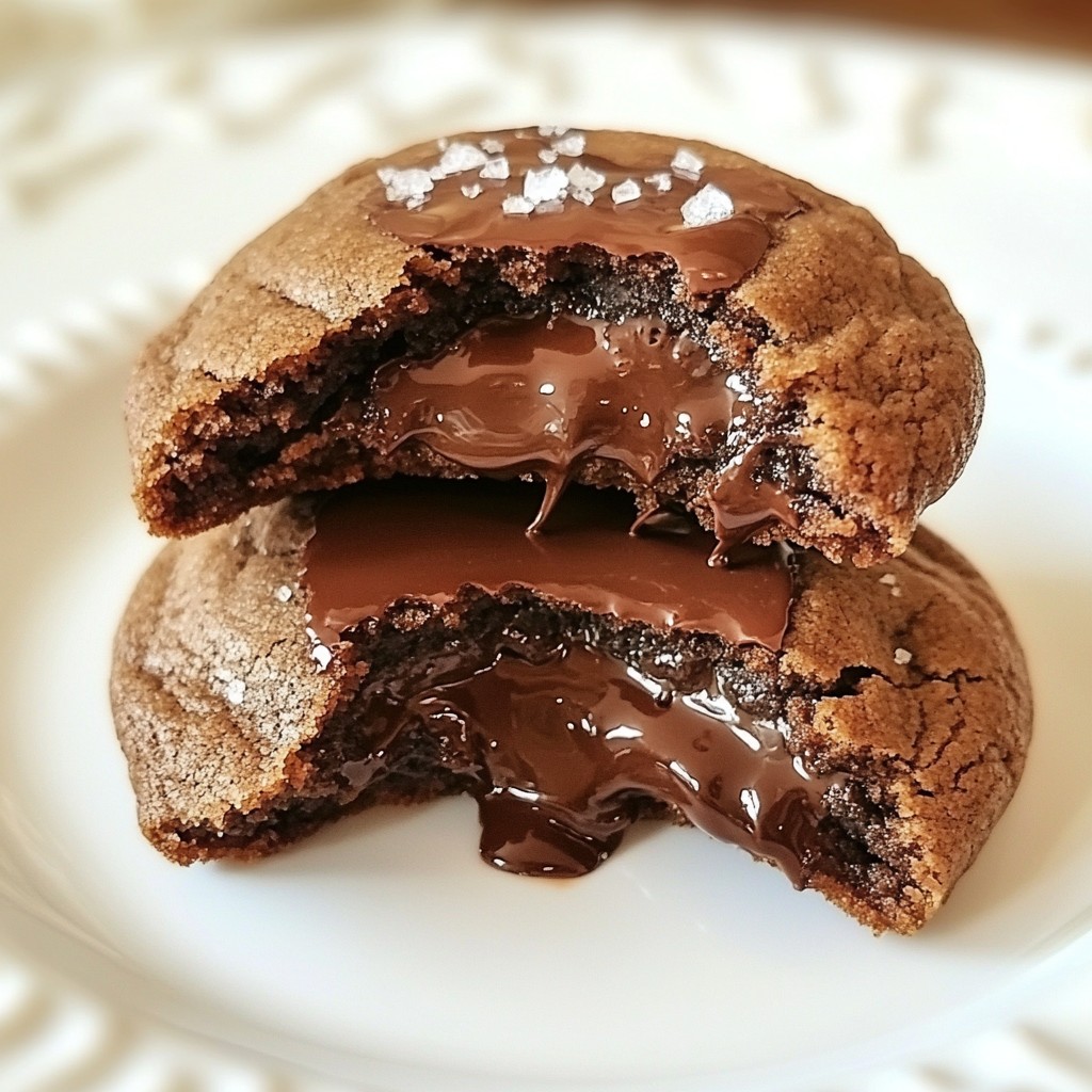 Melted Chocolate Lava Cookies Für Jeden Gaumen