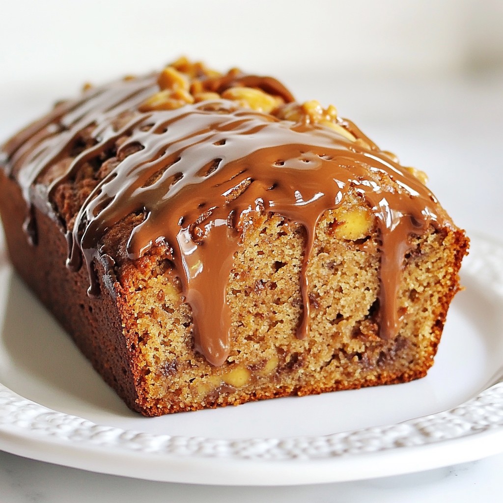 Schokoladen-Erdnussbutter-Bananenbrot einfach und lecker