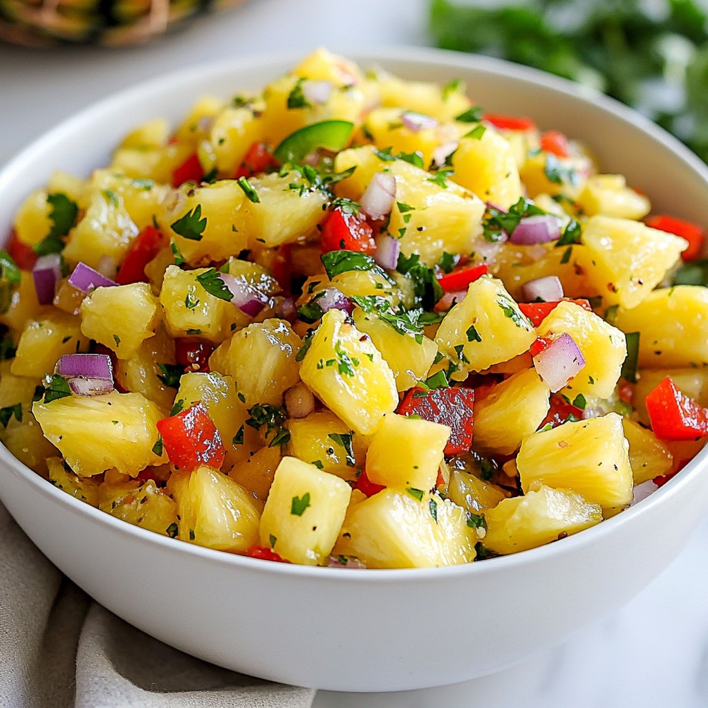 Sweet and Spicy Pineapple Salsa Verführerischer Genuss