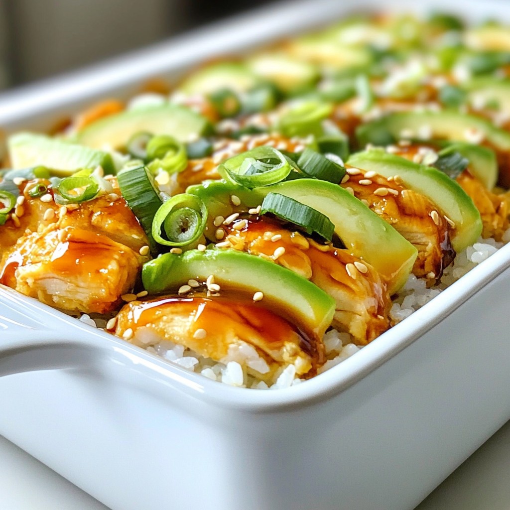 Teriyaki Chicken Sushi Bake Lecker und Einfach Zubereiten