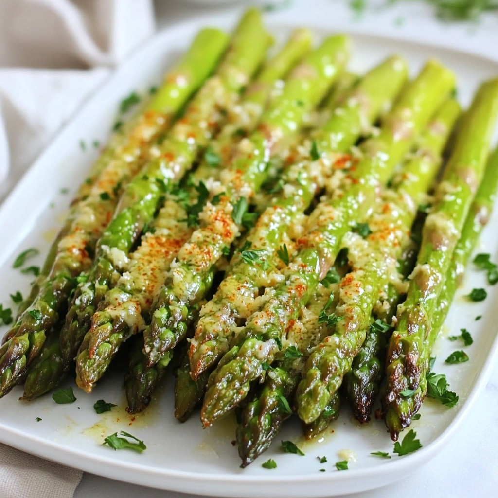 Knoblauch Parmesan Luftfritteusen Spargel Genuss