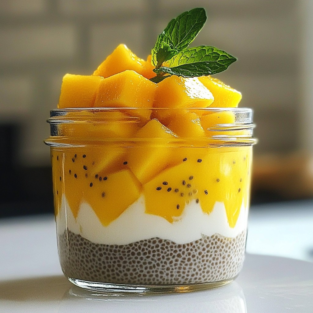 Mango Coconut Chia Jam Einfaches Rezept für Genuss