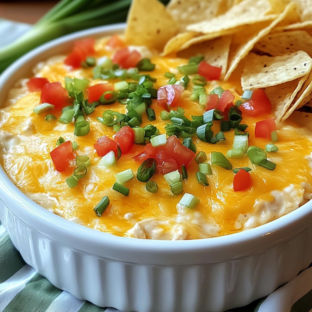 Käse-Hühnchen-Queso-Dip Überzeugender Genuss für jeden