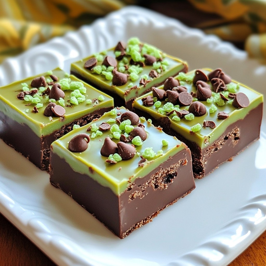 Mint Chocolate Chip Fudge Einfach und Lecker Genießen