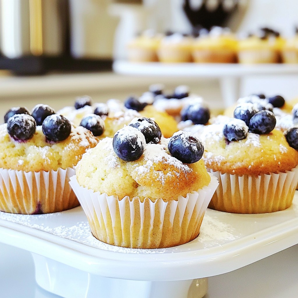 Blaubeer-Bananenbrot-Muffins saftig und köstlich