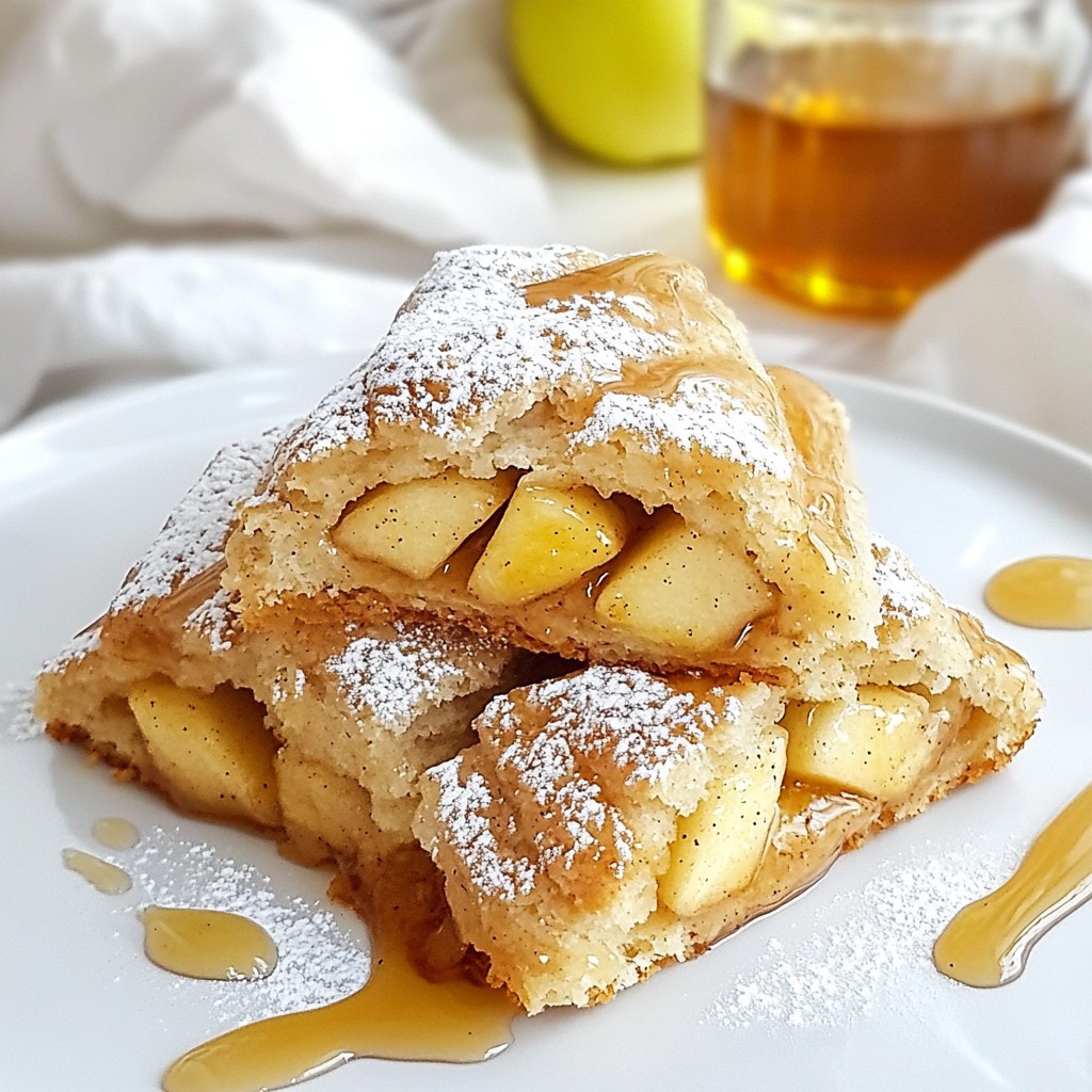 Ahorn-Glasierte Apfel-Zimt-Scones Köstlich Backen