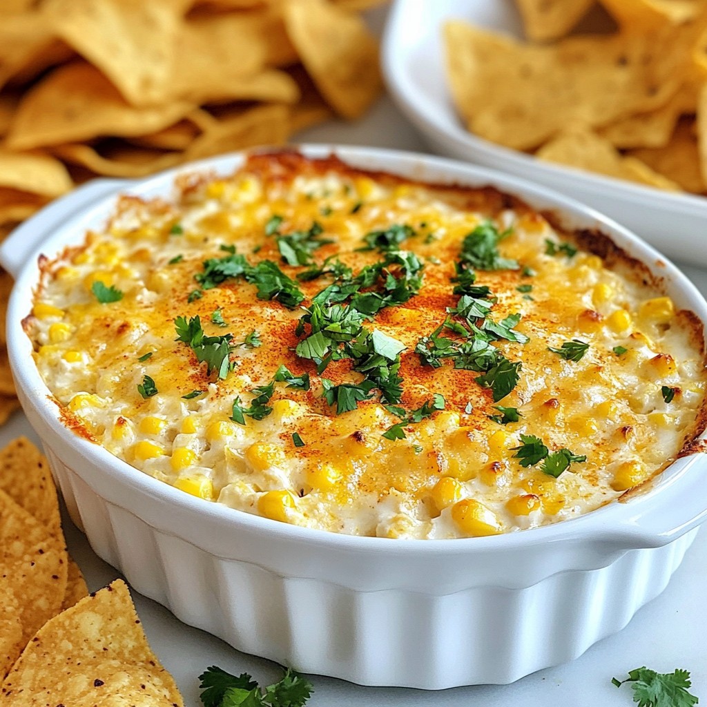 Cheesy Mexican Street Corn Dip für jeden Anlass