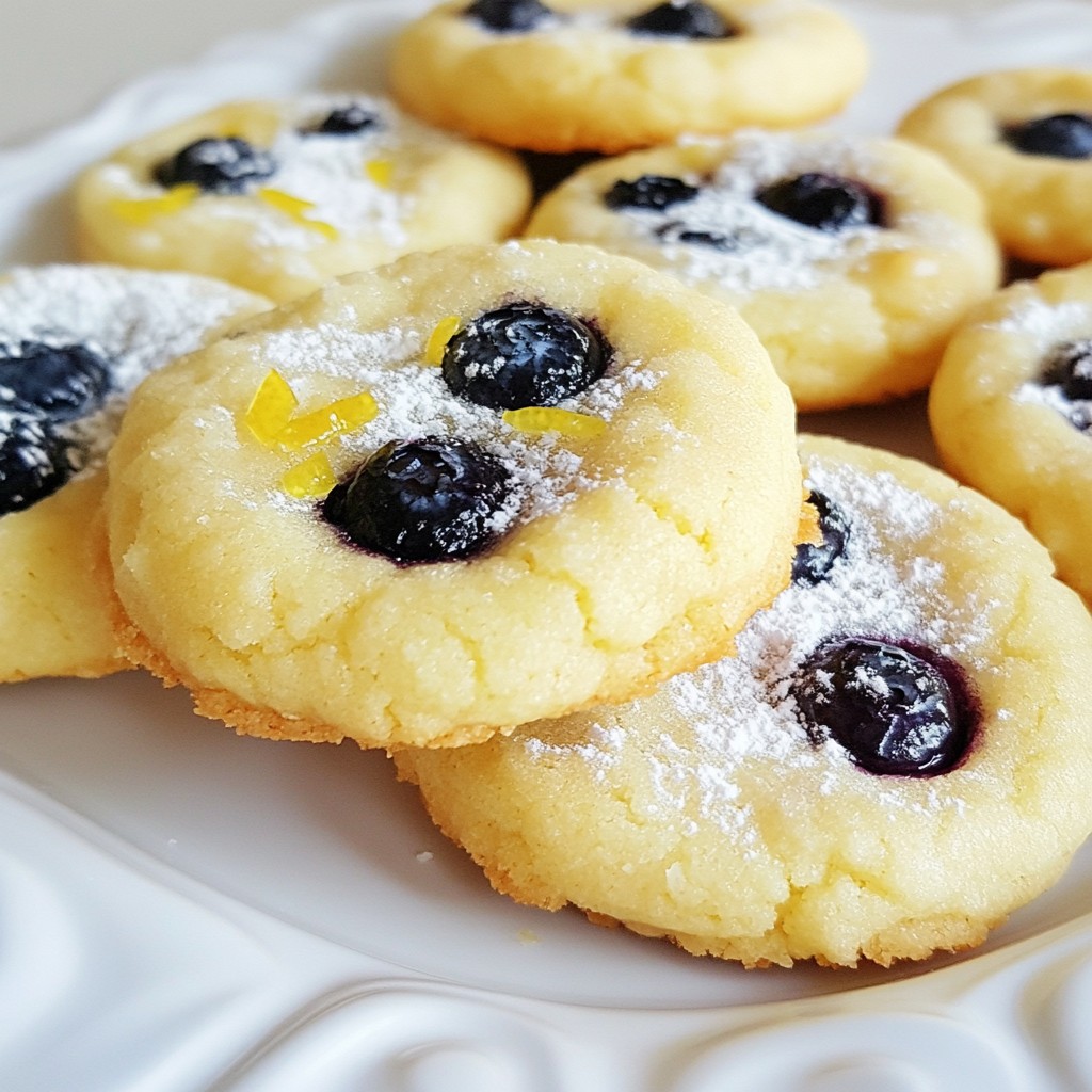 Lemon Blueberry Ricotta Cookies Genüssliche Kreation