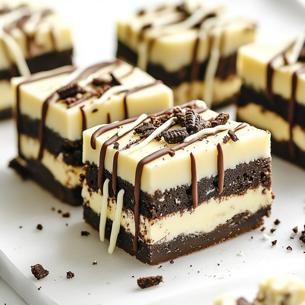 No-Bake Oreo Truffle Bars Einfache und leckere Idee